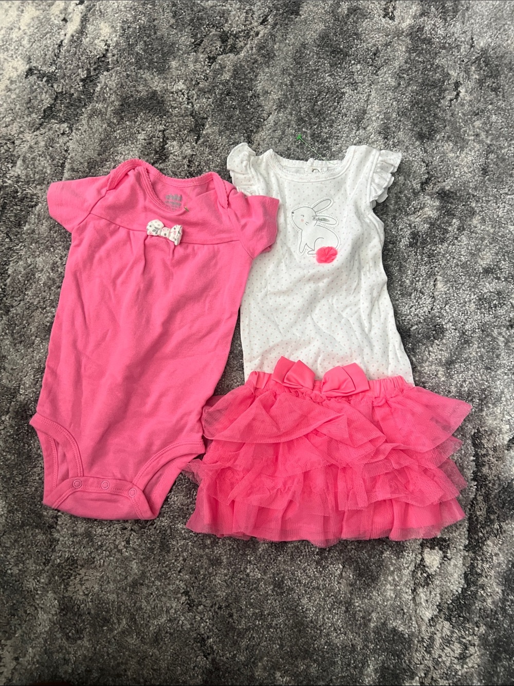 Carter's Pink and White Baby Girl’s Bundle